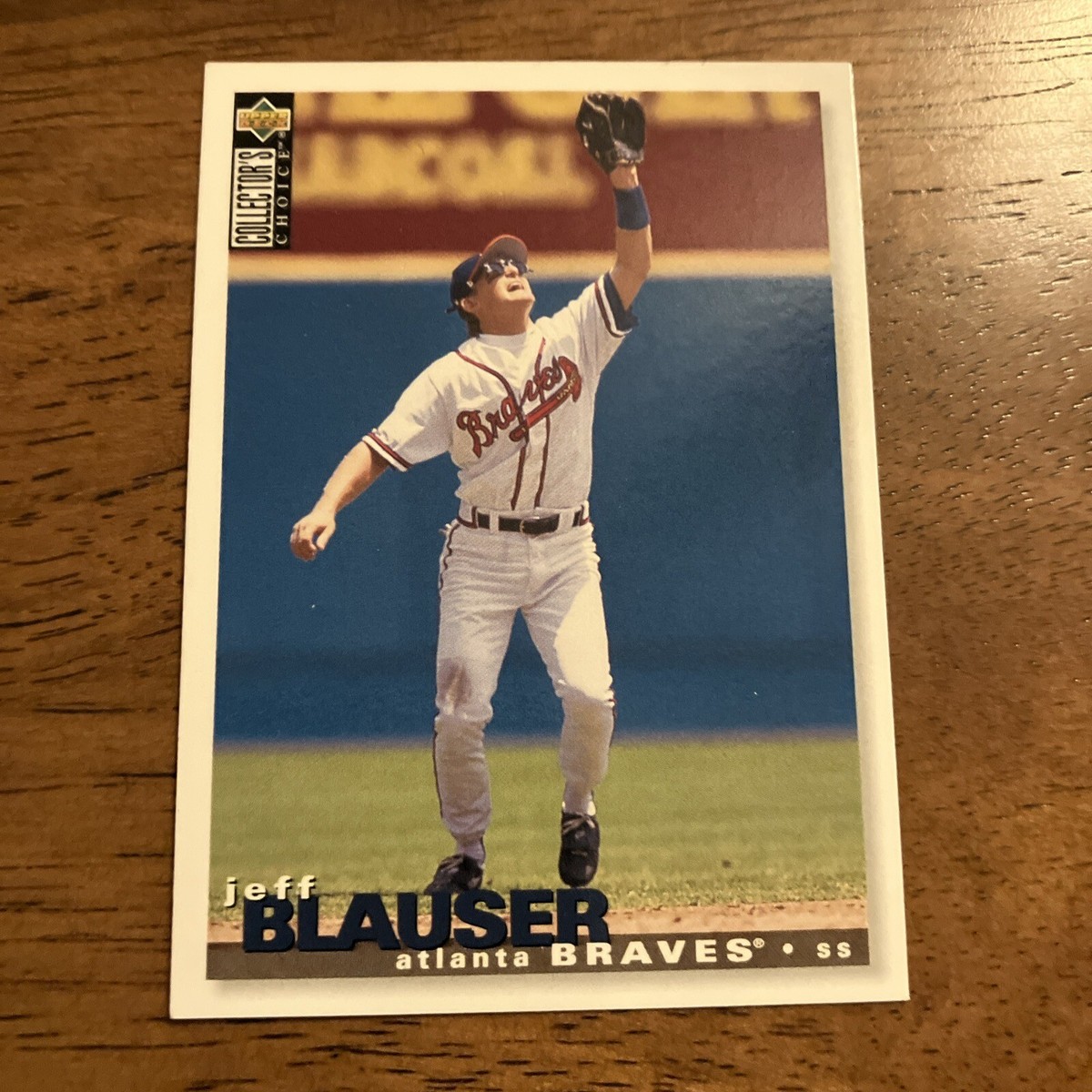 メジャーリーグ野球カード 1995 Collector's Choice Atlanta Braves Baseball Card #168 Jeff