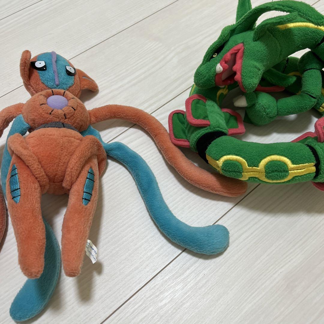 Tomy Raykuza And Deoxys Stuffed Animals | eBay