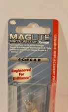 Maglite 4 Cell C & D Replacement Maglight Bulb MAG-NUM Star II Xenon + LED INFO