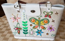 Enid Collins Of Texas Vintage 1960  s Purse Bag - Summer Time Rhinestone Art Deco