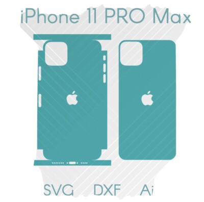 Iphone 11 Pro Max Full Wrap Skin Cutting Template Ai Dfx Svg Download Cricut Ebay