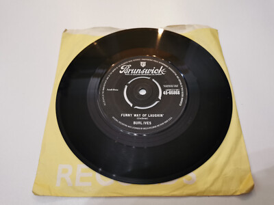 burl ives funny way of laughin 7'' vinyl record very good condition