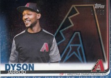 JARROD DYSON 10/10 TOPPS MINI ON DEMAND BLUE PARALLEL DIAMONDBACKS #351 2019 19