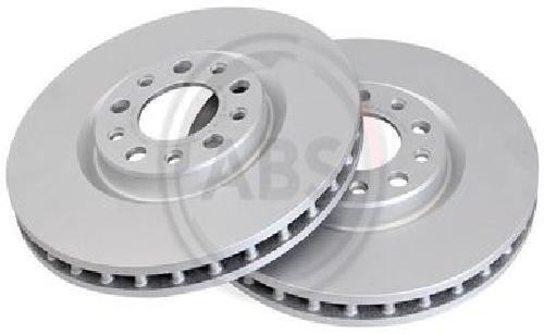 2x Original A.B.S. Brake Disc 17856 for Alfa Romeo Jeep