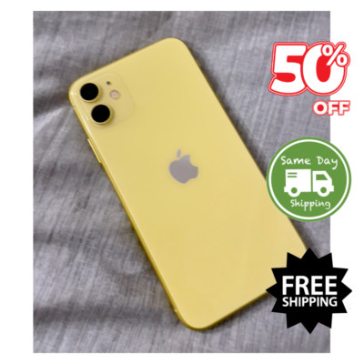 Apple iPhone 11 (64GB 128GB) GSM+CDMA Unlocked T-Mobile Verizon Very Good