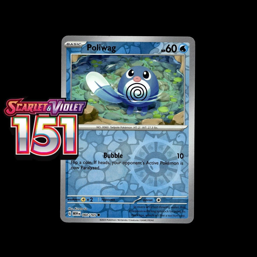Poliwag Pokmon TCG Cards for sale | eBay