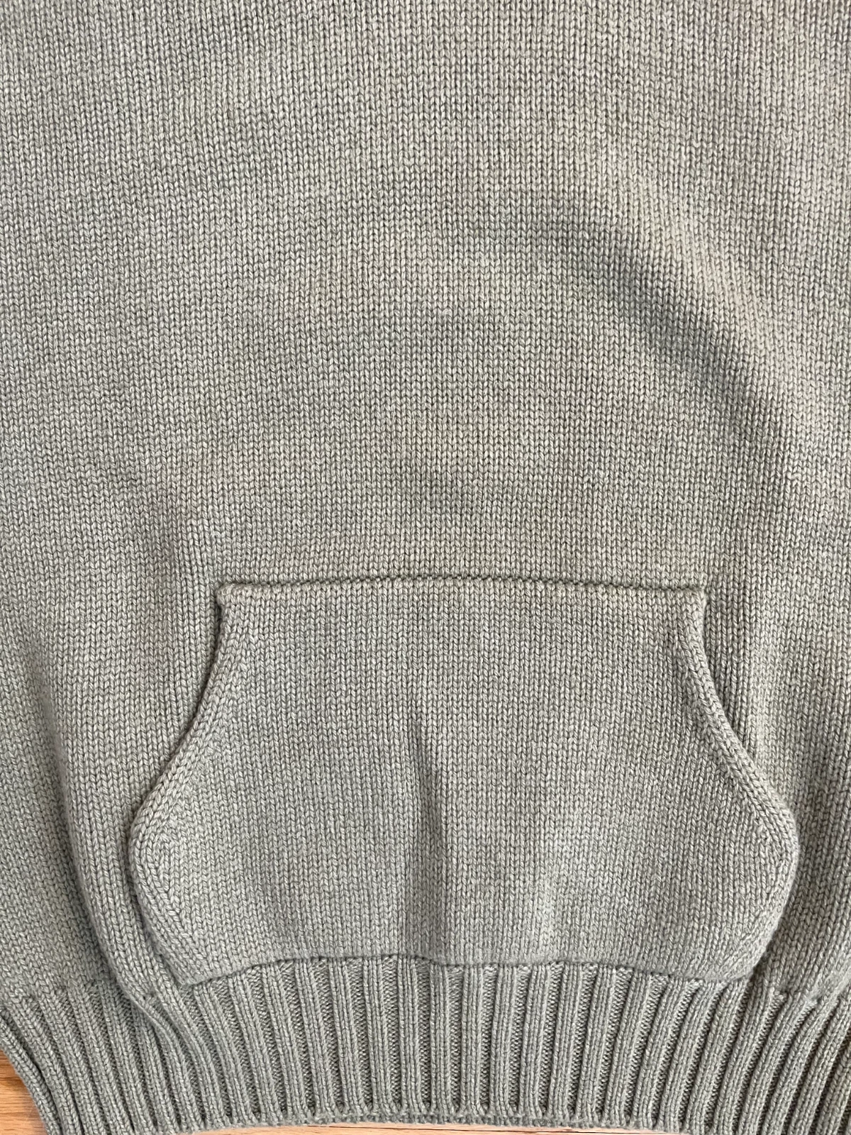 Felpa con cappuccio Fear Of God maglia extra small lana Made in Italy verde chiaro FG20 002 WSK