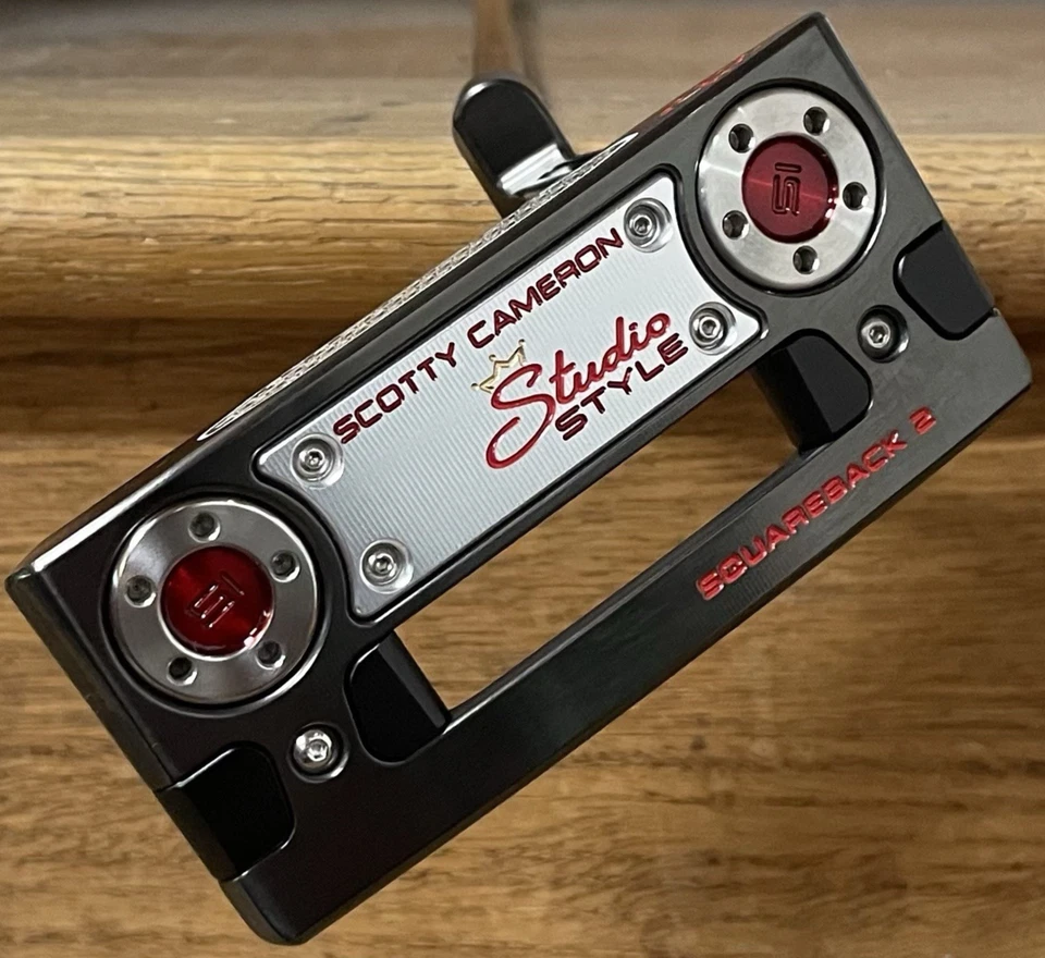 Scotty Cameron Studio Style Squareback 2 Putter - New - Xtreme Dark Finish - RED - Image 2 of 4