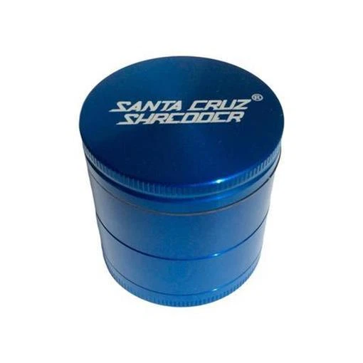 Trituradora grande de 2,75" azul Santa Cruz molinillo de hierbas de aluminio agarre texturizado de 4 piezas Foto 3 de 3