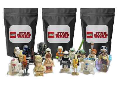 LEGO Star Wars Mystery Minifigure Blind Bag Lot Clone Trooper, Jedi -YOU  PICK