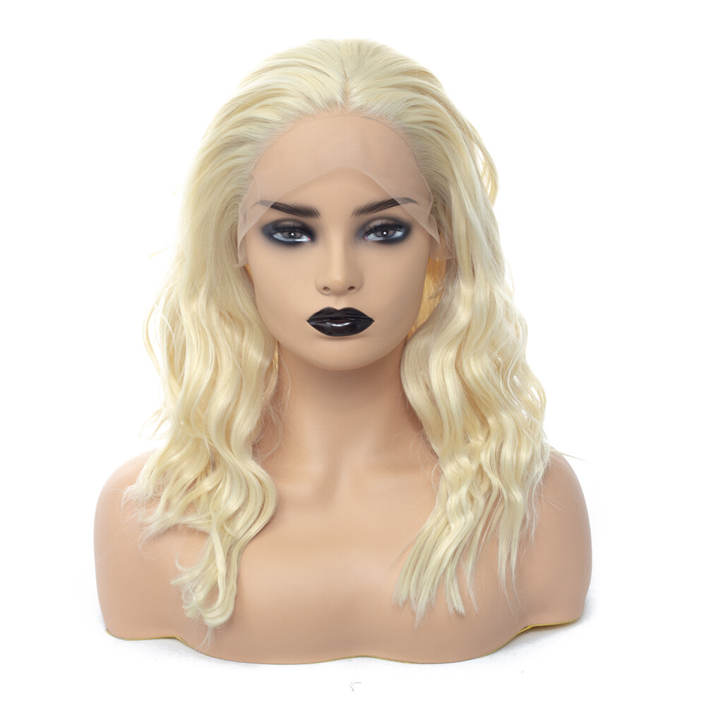 blond Short  wig KF6201 ( wigs and buns sets )