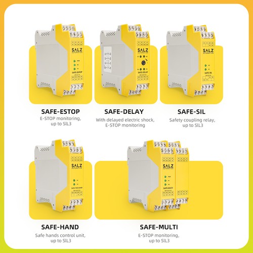 GEYA Sicherheitsrelais SALZ SAFE-ESTOP DC24V +/- 10% langlebig 220V - Bild 8 von 14