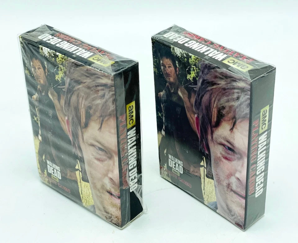 Walking Dead AMC Deck Playing Cards by Cardinal Daryl Dixon New 2 Sets of Sealed - Image 3 of 4