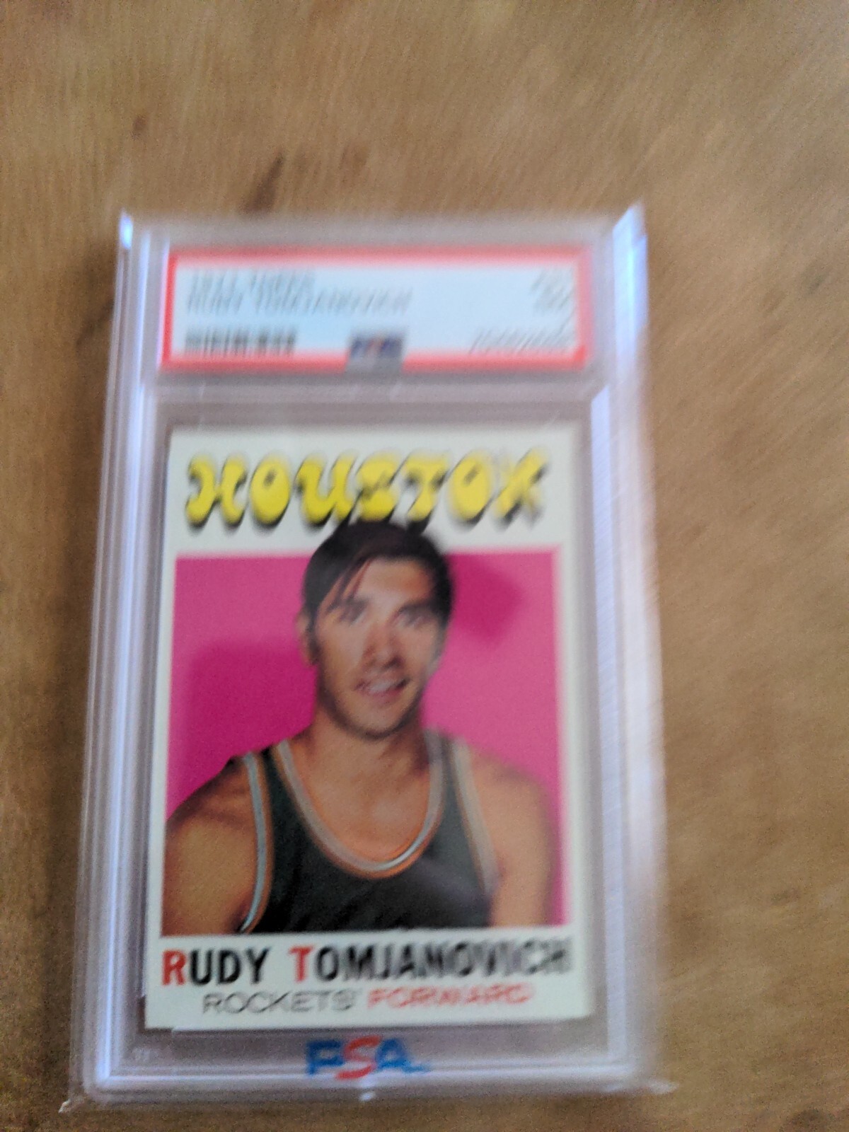 1971 Topps #91 Rudy Tomjanovich Rookie PSA 7 NM HOF Houston Rockets