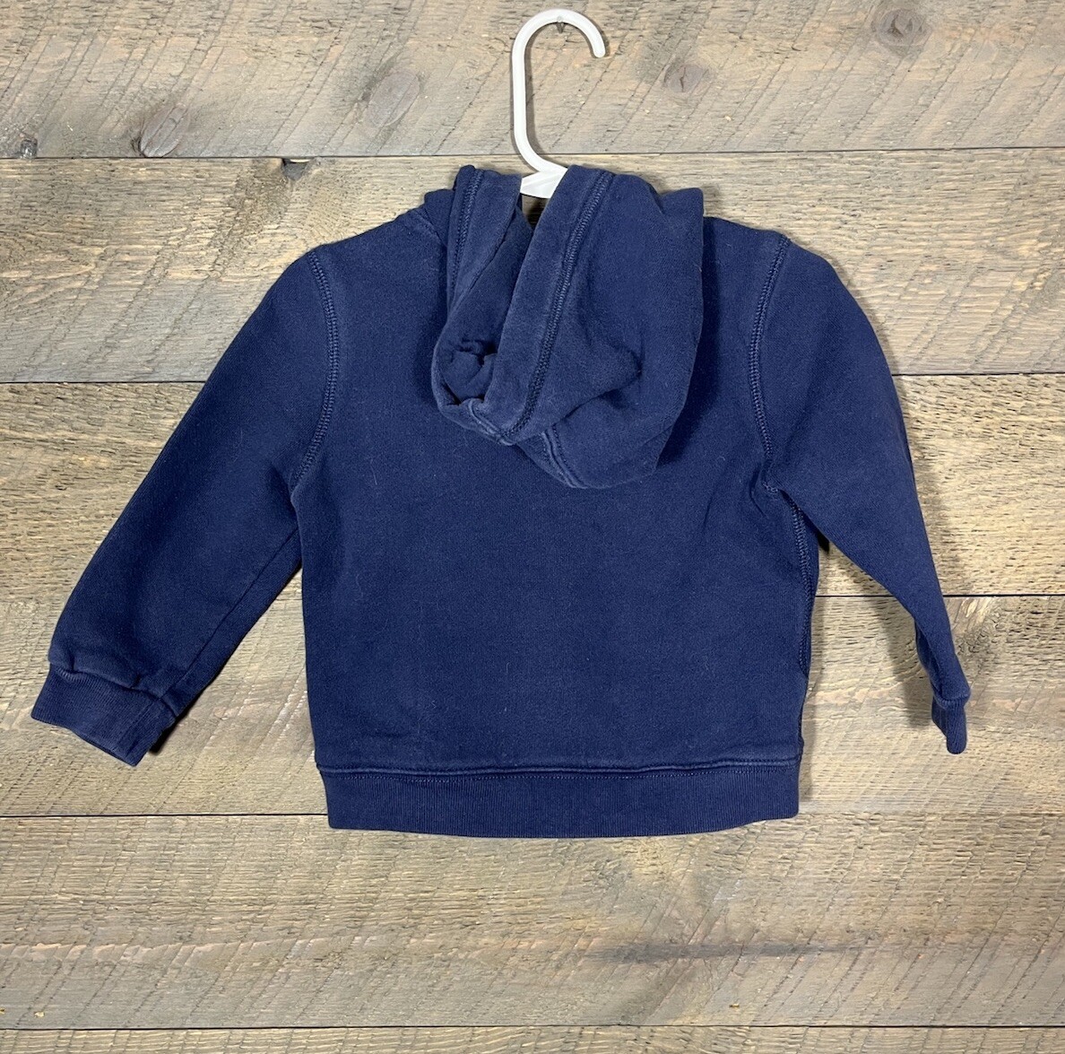 Polo Ralph Lauren bambino ragazzo blu navy rosso pony leggero zip cappuccio giacca cappotto 18M