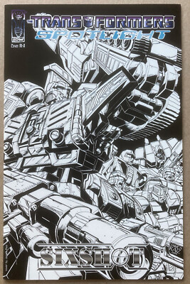 Transformers Spotlight Six Shot 1:25 Black/White Incentive (2006), NM-  IDW.