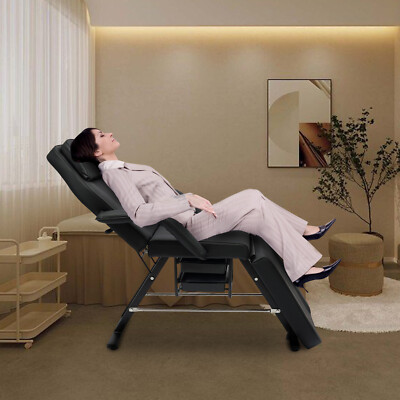 Tattoo Massage Bed Beauty Barber Reclining Chair Adjustable