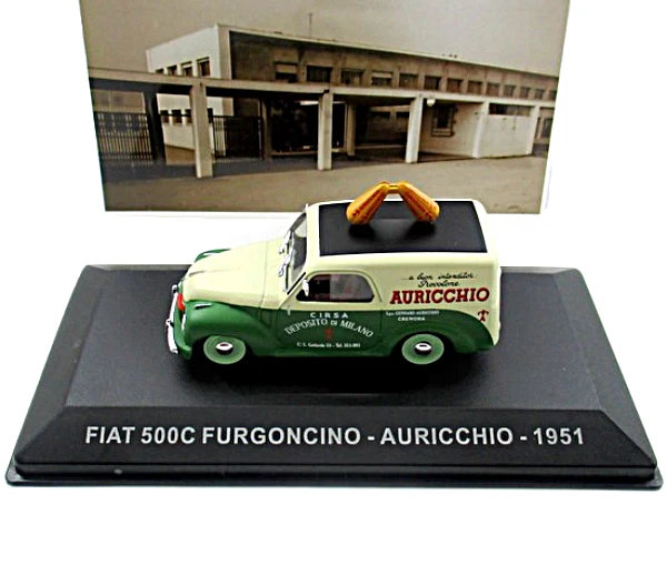 菲亚特 500C FURGONCINO AURICCHIO 年 1951 年 ALTAYA 比例 1: 43 压铸范模型 — 第 4/4 张图片