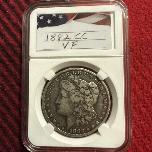 1882-CC Morgan Silver Dollar VF+