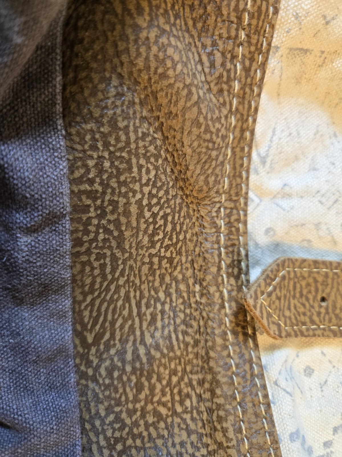 Myra Geometric Pattern Backpack Zip Closure Buckl… - image 3