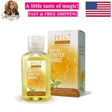 PEGO Stretch Mark Oil for Pregnancy, Maternity Body Oil for Stretch Mark Prev...