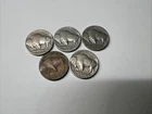 1934-1937 Buffalo 5c Nickels Lot of 5