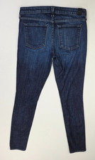 Vince Dylan Skinny Womens 28X31 Blue Denim 5 Pocket Jeans Made in the USA