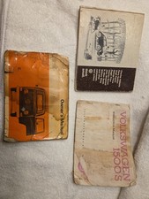 Vintage Vw Lot- 1968 Vw Volkswagen Van Bus Owners Manual Vw 1500s Story Book