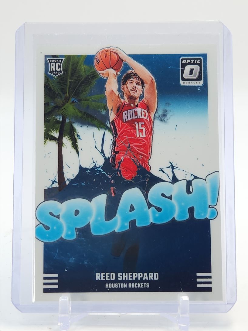 REED SHEPPARD 2024 DONRUSS OPTIC BASKETBALL ROOKIE SPLASH! #13 RC Q0819