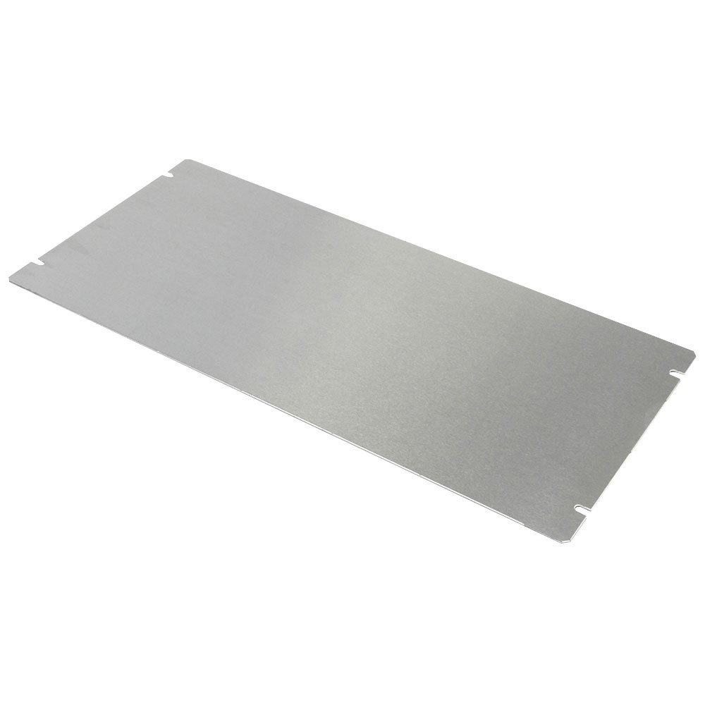 Hammond Chassis Bottom Panel 381 x 178mm Aluminium Natural
