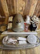 Aqualisa Aquastream Electric Power Shower Thermostatic White& Chrome Pumped Used