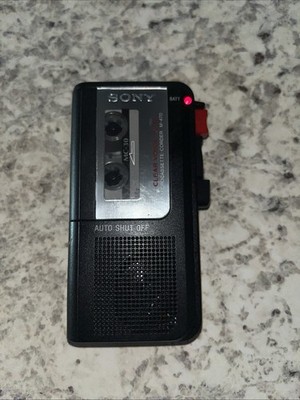 Vtg Sony M-470 Microcassette Voice Recorder Handheld Clear Voice Plus Works!