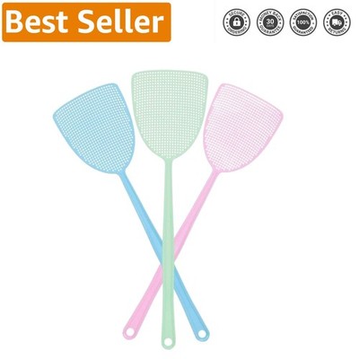 Eco-Friendly Fly Swatter 3-Pack - Strong, Flexible, and Convenient Design