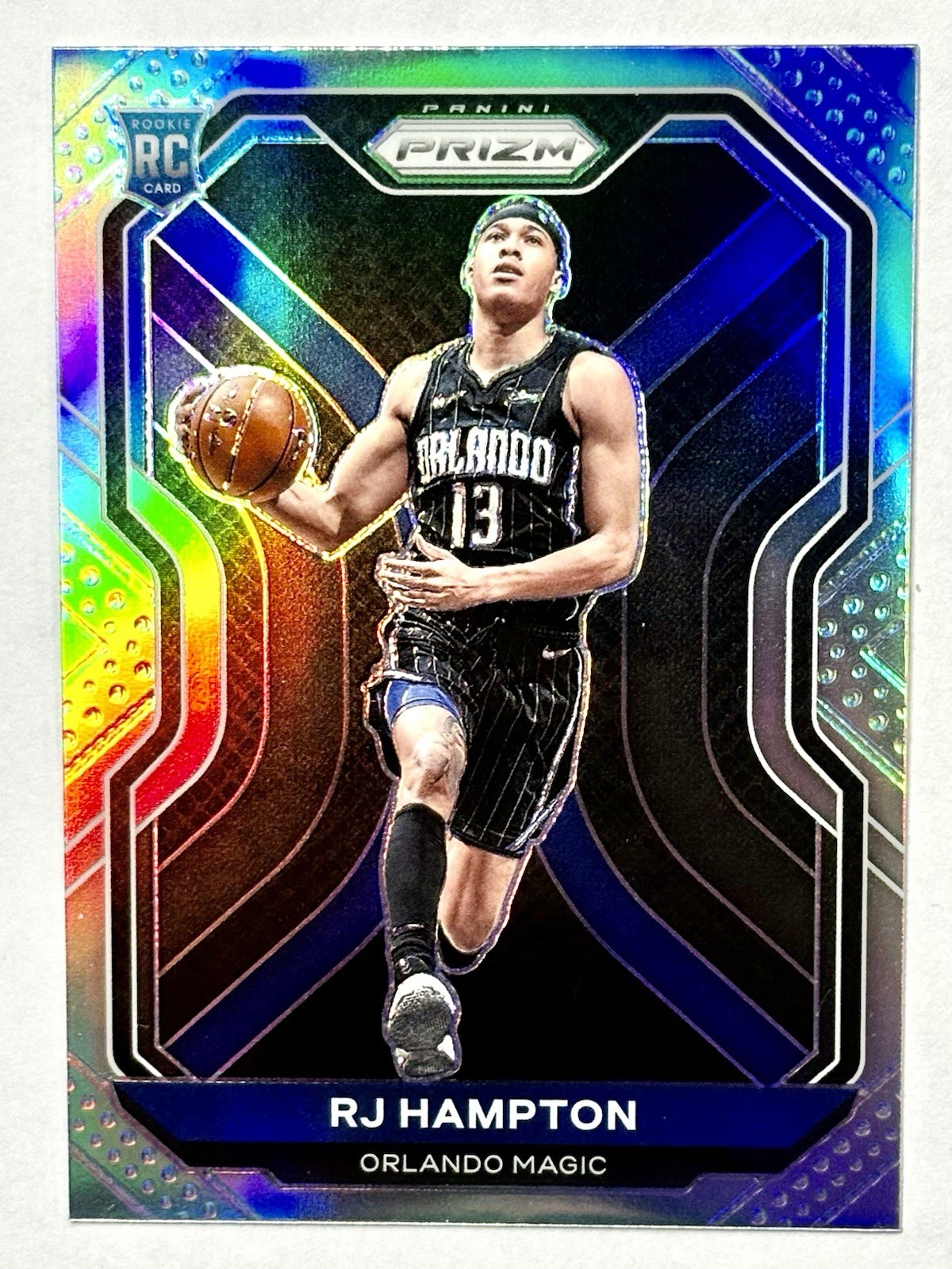 RJ Hampton 2020-21 Panini Prizm Silver Rookie #508 Nuggets Magic RC