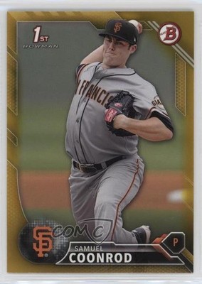 2016 Bowman Prospects Gold 44/50 Sam Coonrod Samuel Coonrod #BP14 0b0