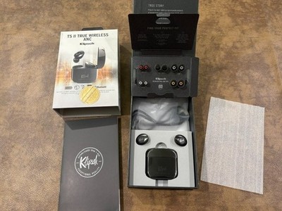 Klipsch T5 II True Wireless ANC (Auto Noise Cancelling) Earphones Gunmetal Used