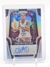 COURTNEY WILLIAMS 2025-26 PANINI PRIZM WNBA SILVER AUTO #SG-CW LYNX Q4147