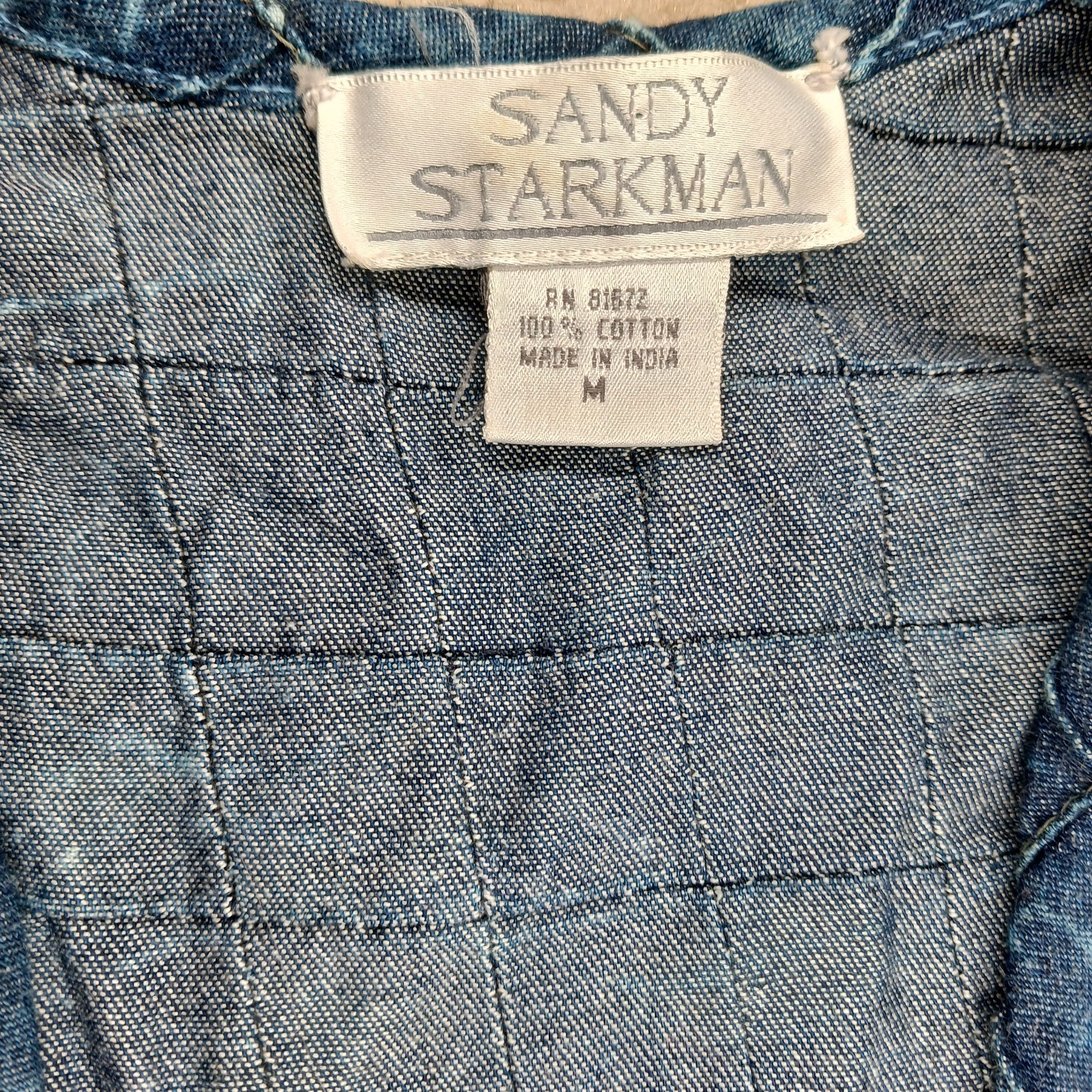 VTG Sandy Starkman 3D Cable Knit Patchwork Cardig… - image 6
