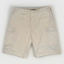 Pantaloncini cargo Ocean Pacific kaki chiaro zanna beige uomo taglia 40 nuovi con etichette