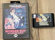 Wonder Boy in Monster World (Sega Genesis, 1990) No Manual Tested Works