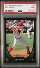 Mike Trout RC Rookie PSA 9 2011 101 Los Angles Angels Topps Bowman Draft