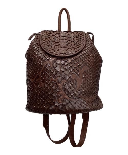 Python Leather Backpack - image 1