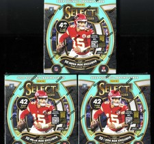 2025 Panini Select Football Factory Sealed Mega Box LOT OF 3 Factory Boxes