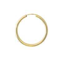Einzel 333 Gelb Gold Creole Ohrring Ohrschmuck Rund Goldohrring 30Mm 1851