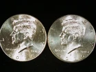 2010-P and D Kennedy Half Dollars (2 coins) AU++. Free Shipping!