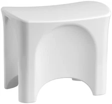 STERLING 72186104-0 Freestanding Shower Seat, White