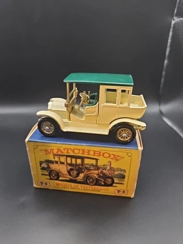 Matchbox Lesney Models of Yesteryear Number Y-3 1910 Benz Limousine Matchbox Car