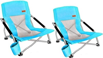 Nice C Low Beach Chair Adults 2 Pack Portable Folding