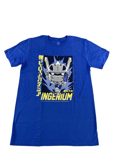 My Hero Academia Ingenium Shirt Mens Medium Blue Funko Pop Tees Anime Graphic