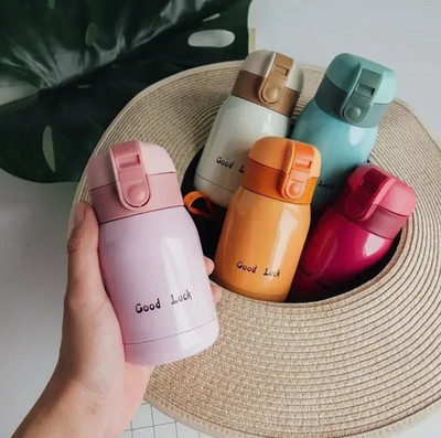 Mini Stainless Steel Thermos Cup, Portable Insulated Bottle, 200ml/360ml
